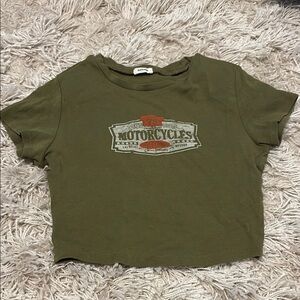 Garage cropped baby tee